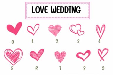 Love Wedding by PraewDesigns — Dingbats Font — thumbnail 4