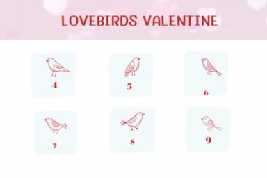 Lovebirds Valentine by Ketsarin — Dingbats Font — thumbnail 4