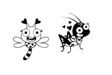Lovebugs Dingbats by Illustration Ink — Dingbats Font — thumbnail 5
