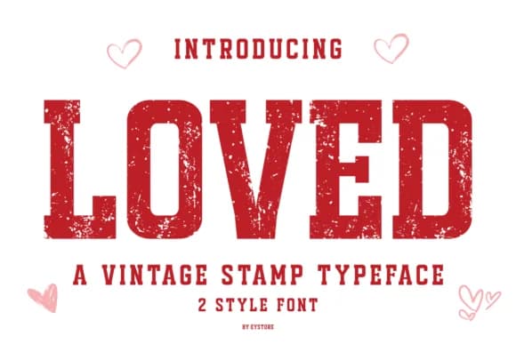 Loved by Eystore — Slab Serif Font