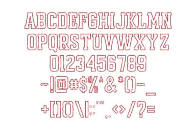 Loved Outline by Eystore — Slab Serif Font — thumbnail 7