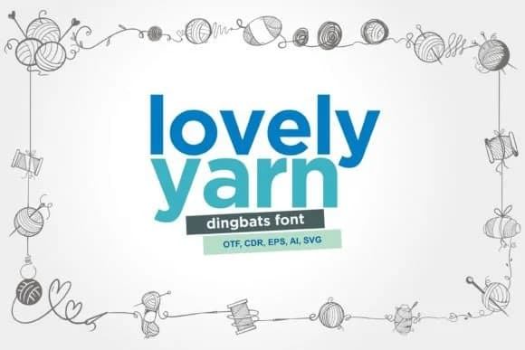 Lovely Yarn by onoborgol — Dingbats Font