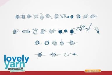 Lovely Yarn by onoborgol — Dingbats Font — thumbnail 2