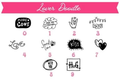 Lover Doodle 2 by Pui Art — Dingbats Font — thumbnail 5