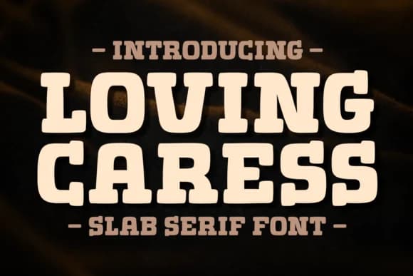Loving Caress by Jasm (7NTypes) — Slab Serif Font