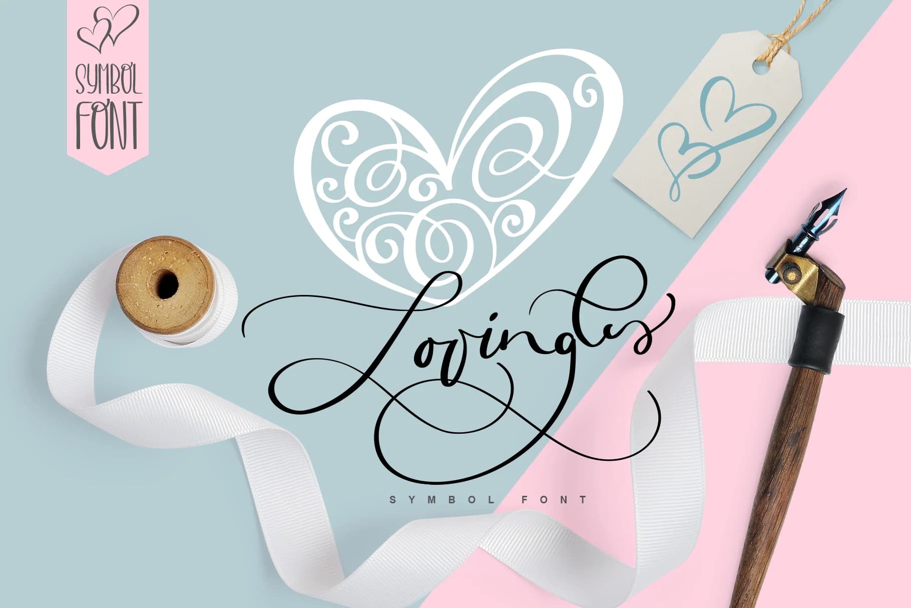 Lovingly by Happy Letters — Dingbats Font