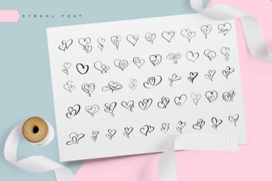 Lovingly by Happy Letters — Dingbats Font — thumbnail 2