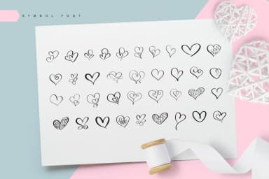Lovingly by Happy Letters — Dingbats Font — thumbnail 3