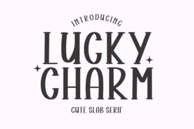Lucky Charm by Letterayu — Slab Serif Font — thumbnail 1