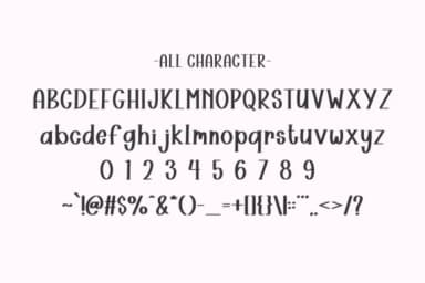 Lucky Charm by Letterayu — Slab Serif Font — thumbnail 2