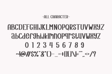 Lucky Clover by Letterayu — Slab Serif Font — thumbnail 2