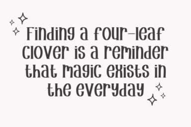 Lucky Clover by Letterayu — Slab Serif Font — thumbnail 3