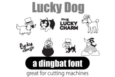 Lucky Dog by Illustration Ink — Dingbats Font — thumbnail 2