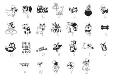 Lucky Dog by Illustration Ink — Dingbats Font — thumbnail 3
