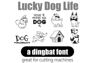 Lucky Dog by Illustration Ink — Dingbats Font — thumbnail 8
