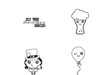 Lucky Kawaii by Illustration Ink — Dingbats Font — thumbnail 7