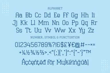 Lucky Nurse by Eightde — Slab Serif Font — thumbnail 6