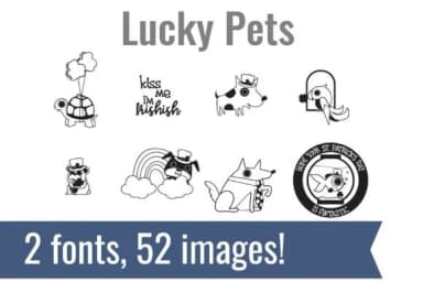 Lucky Pets Dingbats by Illustration Ink — Dingbats Font — thumbnail 1