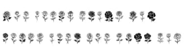 Lucky Rose by MOMAT THIRTYONE — Dingbats Font — thumbnail 6