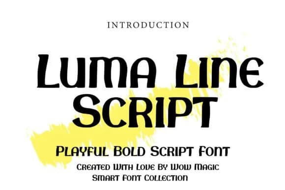Luma Line Script by Wow Magic — Slab Serif Font