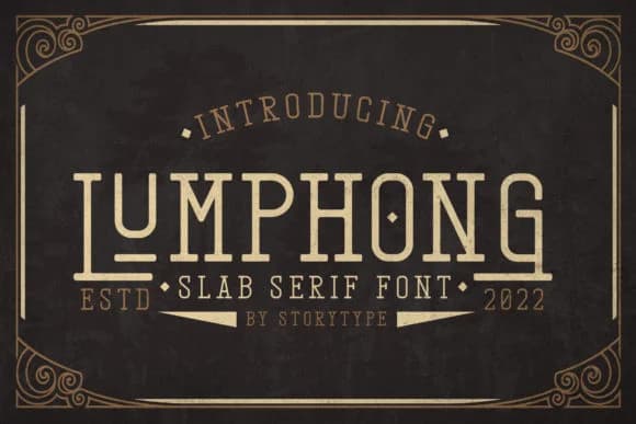Lumphong by Storytype Studio — Slab Serif Font