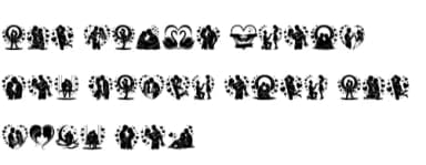 Lunéa Amoria by edywiyonopp — Dingbats Font — thumbnail 5