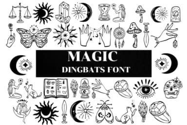 Magic by Nongyao — Dingbats Font — thumbnail 1