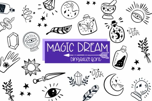 Magic Dream by Sirinart — Dingbats Font