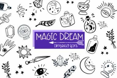 Magic Dream by Sirinart — Dingbats Font — thumbnail 1