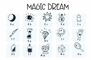 Magic Dream by Sirinart — Dingbats Font — thumbnail 2