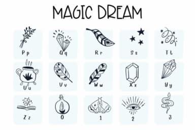 Magic Dream by Sirinart — Dingbats Font — thumbnail 3