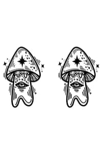 Magic Mushroom by Suphitchaya — Dingbats Font — thumbnail 7