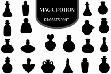 Magic Potion by Heartcraft Atelier — Dingbats Font — thumbnail 1