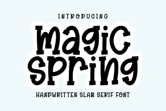 Magic Spring by CraftedType Studio — Slab Serif Font