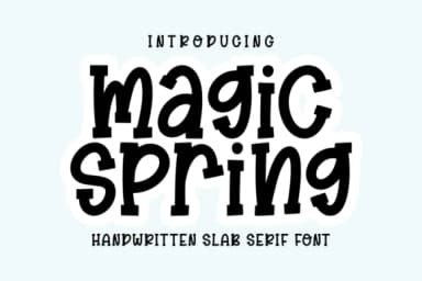 Magic Spring by CraftedType Studio — Slab Serif Font — thumbnail 1