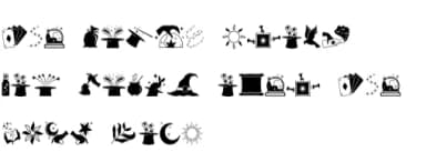 Magical Mystery by edywiyonopp — Dingbats Font — thumbnail 5