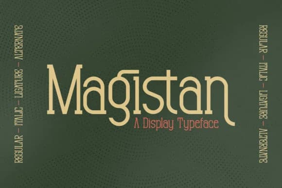 Magistan by Storytype Studio — Slab Serif Font