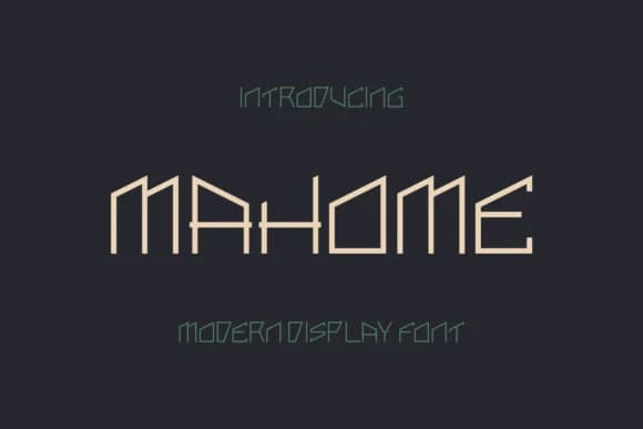 Mahome by maikofarazhatta — Slab Serif Font