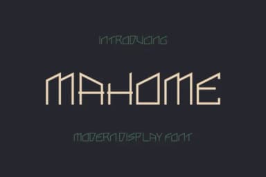 Mahome by maikofarazhatta — Slab Serif Font — thumbnail 1