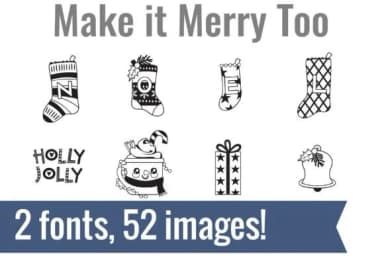 Make It Merry Dingbats by Illustration Ink — Dingbats Font — thumbnail 2