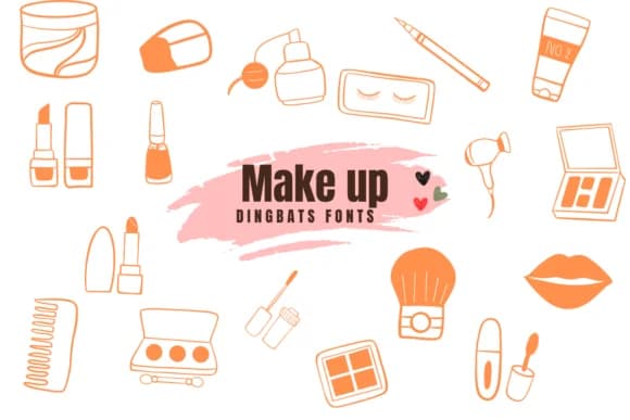 Make Up by Suphitchaya — Dingbats Font