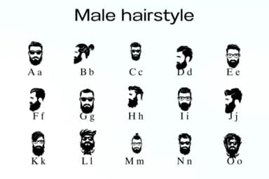 Male Hairstyle by Nongyao — Dingbats Font — thumbnail 2