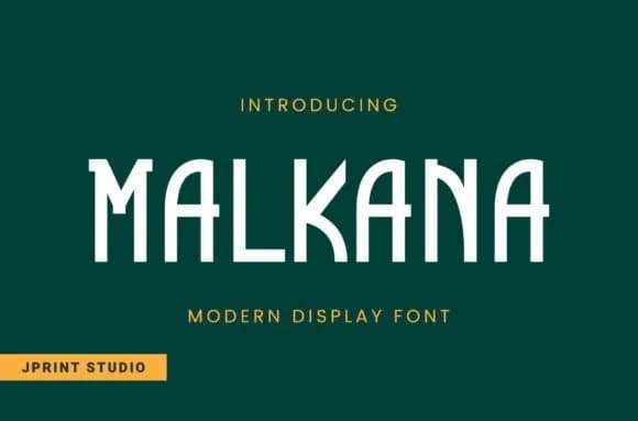 Malkana by JprintStudio — Slab Serif Font