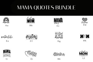 Mama Quotes by Heartcraft Atelier — Dingbats Font — thumbnail 2