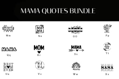 Mama Quotes by Heartcraft Atelier — Dingbats Font — thumbnail 3