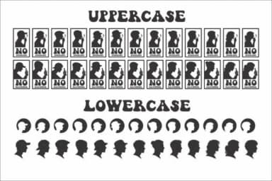 Man &amp; Habits by edywiyonopp — Dingbats Font — thumbnail 2