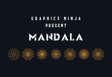 Mandala by GraphicsNinja — Dingbats Font — thumbnail 2