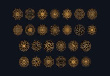 Mandala by GraphicsNinja — Dingbats Font — thumbnail 3