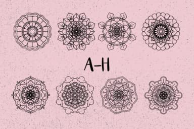 Mandala by Minimalistartstudio — Dingbats Font — thumbnail 2