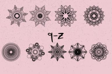 Mandala by Minimalistartstudio — Dingbats Font — thumbnail 7